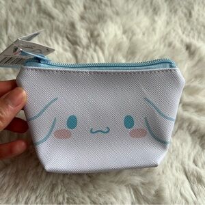 Sanrio Cinnamoroll Faux Leather Coin Pouch Purse NWT